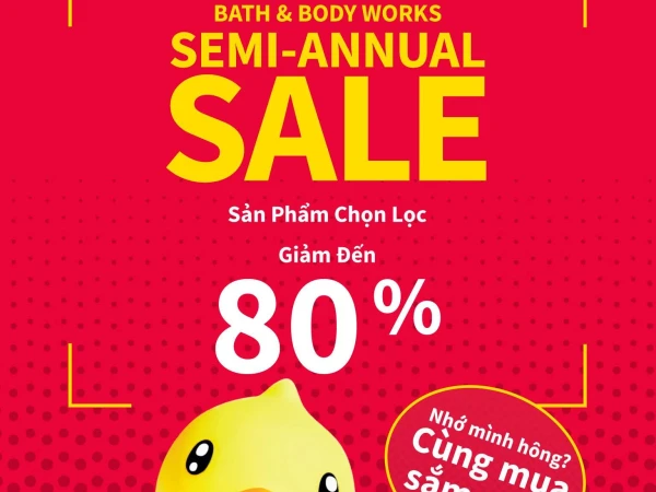 Đại tiệc giảm giá của Bath & Body Works đến 80%✨