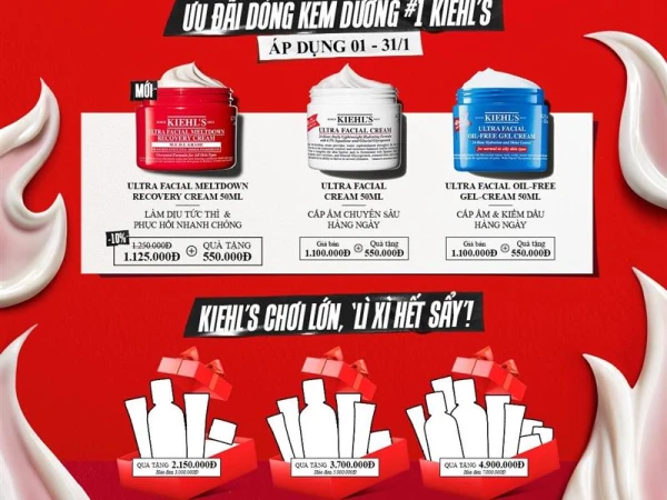 TIN NÓNG: KIEHL'S NHÂN ĐÔI VẬN MAY ĐỎ!