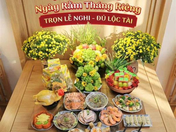 MÂM CỖ NGÀY RẰM THÁNG GIÊNG - TRỌN LỄ NGHI, ĐỦ LỘC TÀI 🙏 🙏 🙏