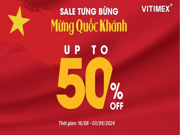 SALE TƯNG BỪNG - MỪNG QUỐC KHÁNH🔥Ưu đãi tới 50% rất nhiều sản phẩm