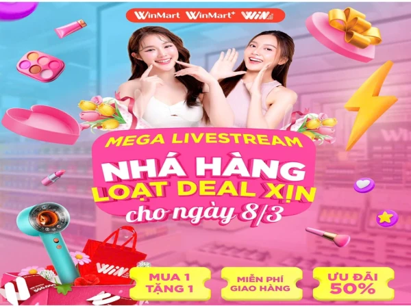 [MEGA LIVESTREAM] - NHÁ HÀNG LOẠT DEAL XỊN CHO NGÀY 8/3! 💐💐💐