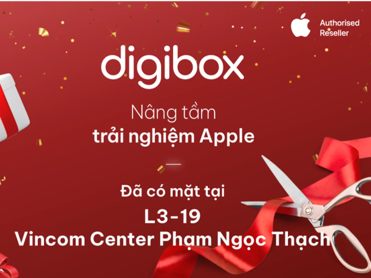 Digibox - Đại lý uỷ quyền Apple đã có mặt tại Vincom Center Phạm Ngọc Thạch