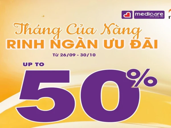 MEDiCARE x REBIRTH | THÁNG CỦA NÀNG - RINH NGÀN ƯU ĐÃI - giảm tới 50% cho sản phẩm từ Rebirth