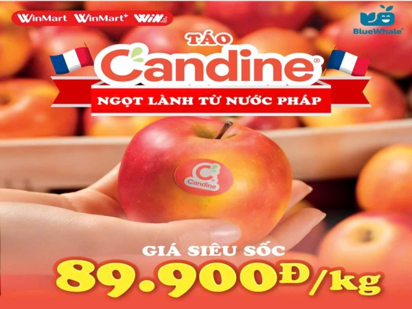 🍎 TÁO CANDINE – NGỌT LÀNH TỪ NƯỚC PHÁP