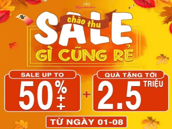 CHÀO THU - SALE GÌ CŨNG RẺ