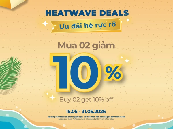“ SKECHERS | HEATWAVE DEALS ĐÃ ĐẾN – MUA CÀNG VUI, DEAL CÀNG HỜI 🔥