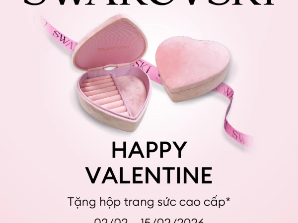 SWAROVSKI | HAPPY VALENTINE - TẶNG HỘP TRANG SỨC CAO CẤP