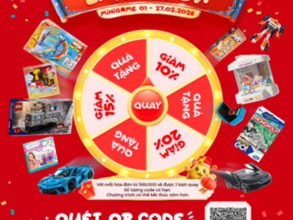 [TẾT 2026] NHẬN NGAY LÌ XÌ 100% - VÒNG QUAY MAY MẮN