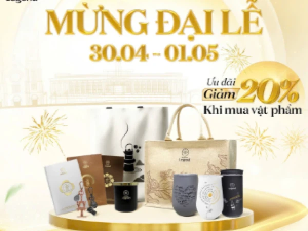 Trung Nguyên Legend - ƯU ĐÃI ĐẶC BIỆT MỪNG ĐẠI LỄ - GIẢM 20% KHI MUA VẬT PHẨM