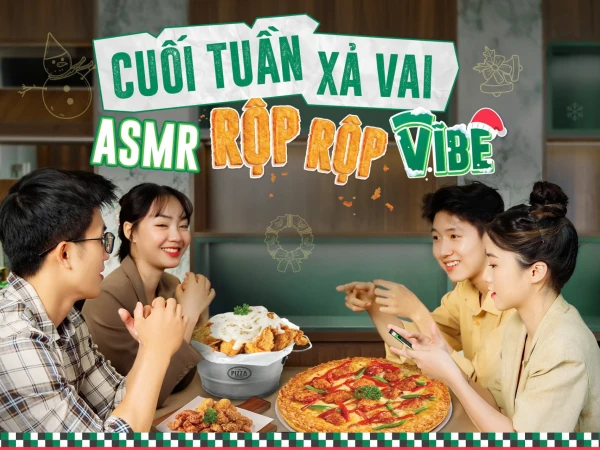 THE PIZZA COMPANY - CUỐI TUẦN XẢ VAI, ASMR RỘP RỘP VĨBE