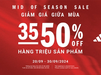 ADIDAS SIÊU SALE GIỮA MÙA SĂN ƯU ĐÃI LÊN ĐẾN 50%