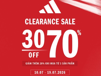 ADIDAS CLEARANCE SALE – XẢ HÀNG CUỐI MÙA CHẤN ĐỘNG TẠI ADIDAS PHOENIX