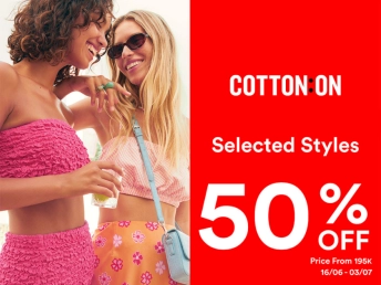 Cotton:On giảm giá đến 50% với chương trình Sale được trong đợi nhất mùa hè: End of season sale