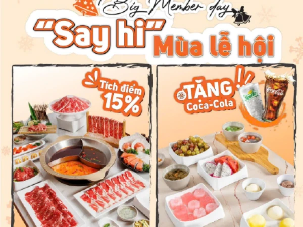 [HOTPOT VINCOM CÀ MAU] BIG MEMBER DAY - SAY HI MÙA LỄ HỘI 😍