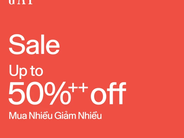 GAP MID-SEASON SALE — UP TO 50%++ OFF