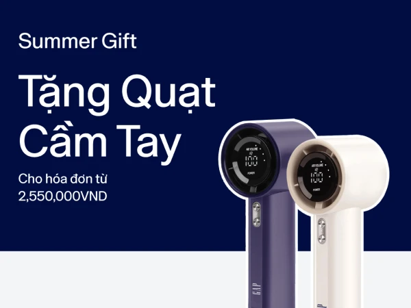 SUMMER GIFT- NHẬN NGAY QUẠT CẦM TAY TẠI GAP