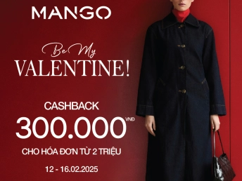 💟HAPPY VALENTINE'S DAY CÙNG ƯU ĐÃI HOÀN TIỀN 300K CÙNG MANGO💟