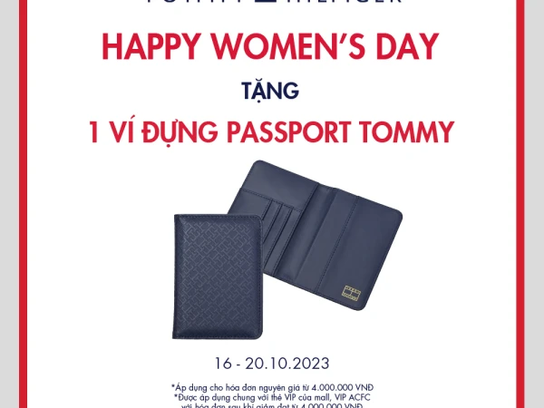 TOMMY HILFIGER HAPPY WOMEN'S DAY - TẶNG 1 VÍ ĐỰNG PASSPORT TOMMY