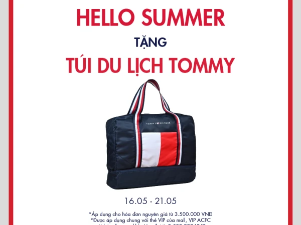TOMMY HILFIGER | HELLO SUMMER - TẶNG TÚI DU LỊCH TOMMY