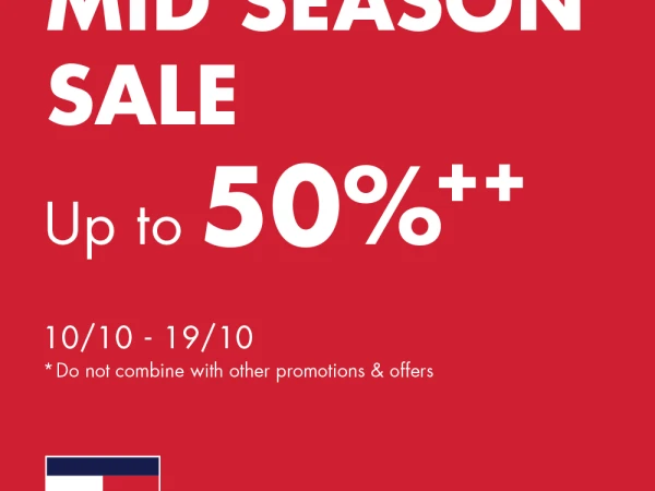 TOMMY HILFIGER MID SEASON SALE