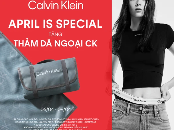 CALVIN KLEIN - APRIL IS SPECIAL!