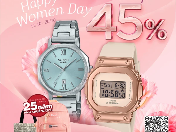 🎉Casio Vincom Hà Tĩnh - Happy Women's Day – QUÀ TẶNG NHỎ DÀNH CHO “TÌNH YÊU” TO