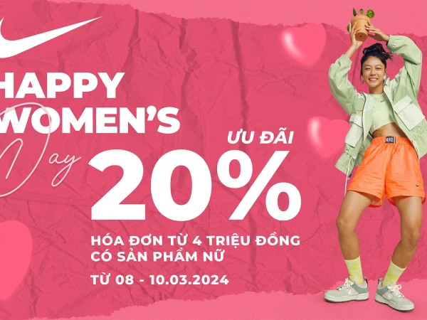 HAPPY WOMEN'S DAY - GREAT DEALS FROM NIKE