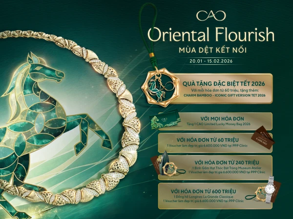 CAO Fine Jewellery - Dấu Ấn Tri Ân Khởi Sắc