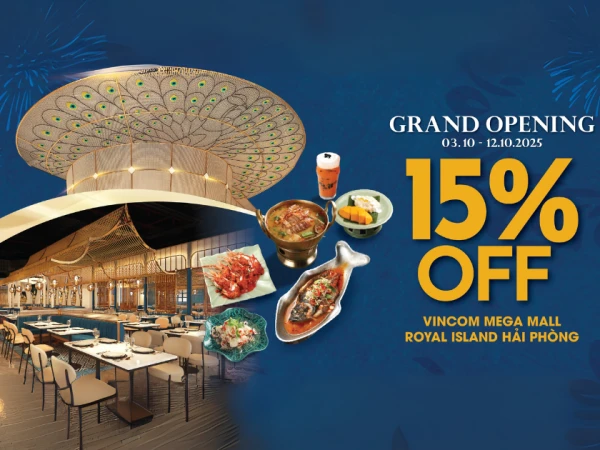 SOM TUM THAI chính thức mở cửa từ 03/10/2025 tại Vincom Mega Mall Royal Island