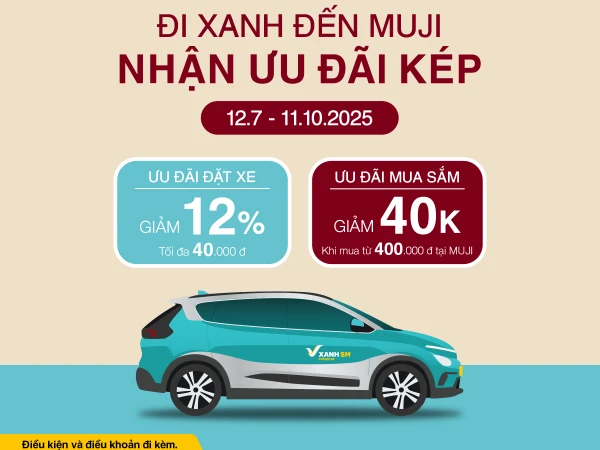 Bạn đã bao giờ thử đi Xanh SM đến MUJI chưa?