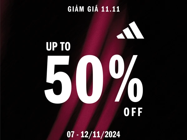 Adidas 11.11 Sale - giảm sốc 30-50%