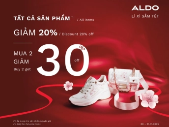 Aldo lì xì sắm tết