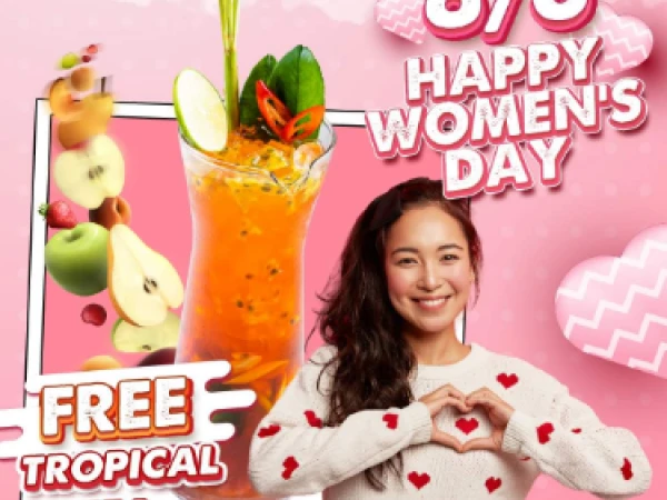HOTPOT THE ONLY QUEEN YOU NEED | FREE Tropical Tea - Duy nhất 8/3