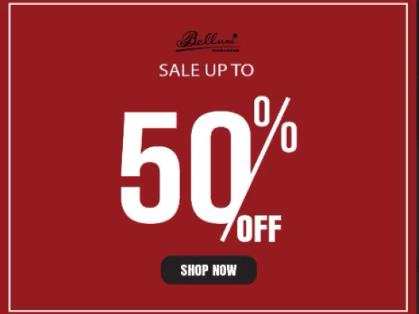 BELLUNI- Sale up 50%