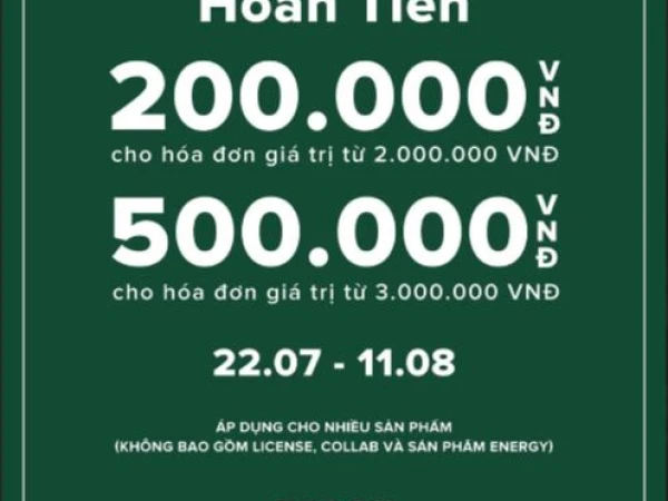 Crocs ưu đãi hoàn tiền tới 500k