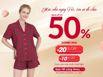 SALE TẾT VINCY – GIẢM ĐẾN 50%