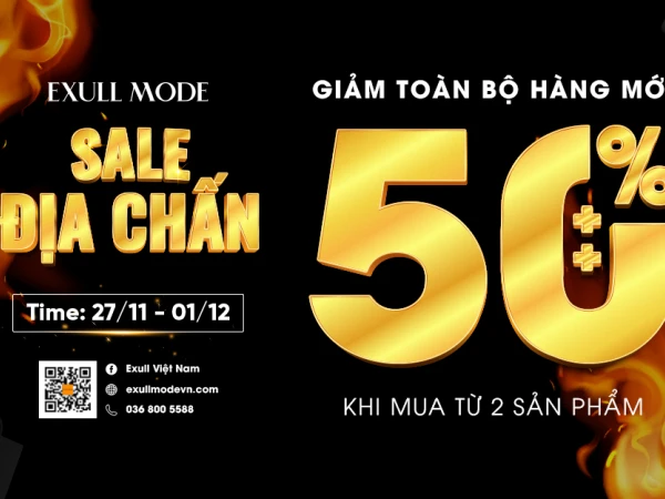 Black Friday - cháy hàng cùng Exull Mode