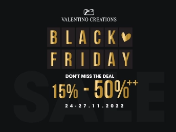 VALENTINO CREATIONS MỪNG BLACK FRIDAY SALE ĐẬM LÊN TỚI 50%++