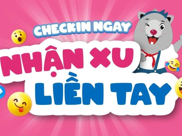 Funny kids check in ngay nhận xu liền tay
