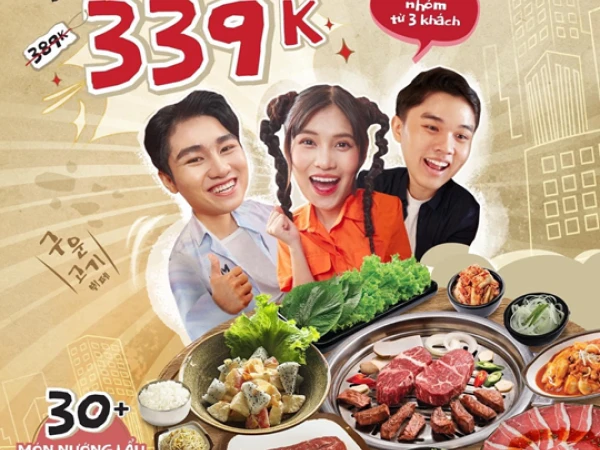 [SÓC TRĂNG ] GIẢM 50K BUFFET GOGI THỎA THÍCH 389K 🔥