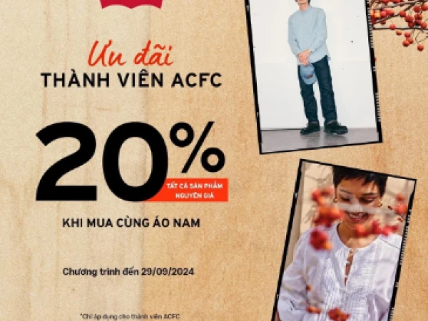 ✨ LEVI'S | ƯU ĐÃI DÀNH CHO THÀNH VIÊN ACFC ✨