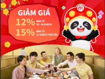 TIỆC LIÊN HOAN TƯNG BỪNG – GIẢM ĐẾN 15% DÙNG BỮA TẠI HAIDILAO