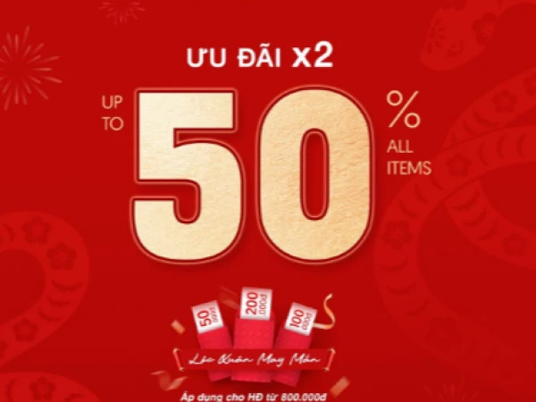 [🎊️] KHAI XUÂN ĐÓN LỘC| SALE UP TO 50% ALL ITEMS