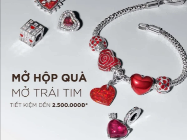 [PANDORA] VALENTINE TRAO YÊU THƯƠNG - BỘ QUÀ TẶNG TIẾT KIỆM ĐẾN 2.500.000Đ