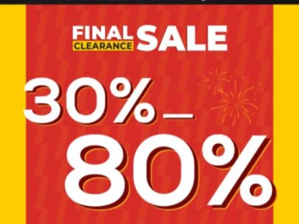 FINAL CLEARANCE SALE HAPPY NEW YEAR