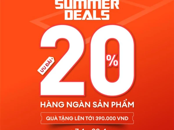 LI-NING SUMMER DEALS: GIẢM 20% + TẶNG QUÀ TỚI 390K