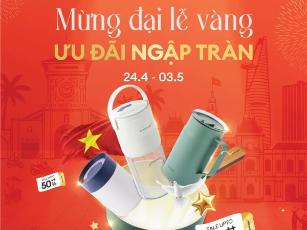 [LOCKNLOCK] MỪNG ĐẠI LỄ VÀNG - ƯU ĐÃI NGẬP TRÀN