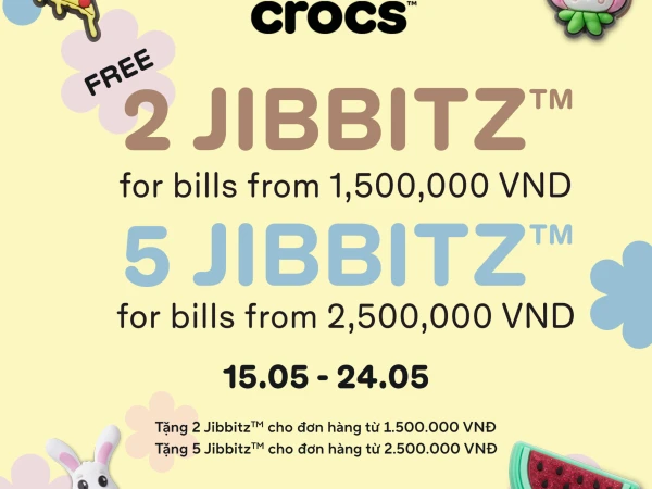 SẮM CROCS XINH, RINH JIBBITZ