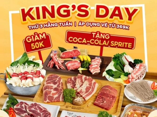 [Miền Nam]  KING BBQ TUNG BÃO DEALS THÁNG 11!