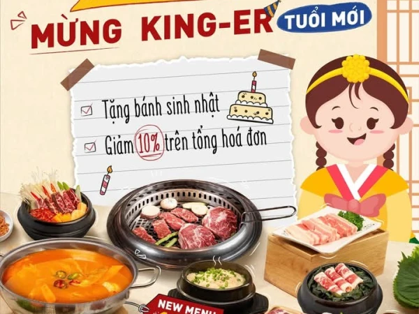 KING BBQ_LÊN TIỆC TƯNG BỪNG - MỪNG KING-ER TUỔI MỚI